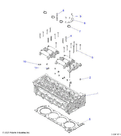 ENGINE, CYLINDER HEAD - Z25RPP2KAE/BE (C1209107-1)