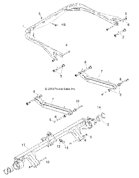 SUSPENSION, REAR - R141D9JDA/2D9JDA (49BRUTUSSUSPRR13)