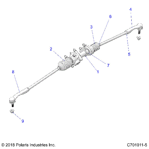 STEERING, GEAR BOX - Z21ASE99F5/S99C5/E5 (C701011-5)