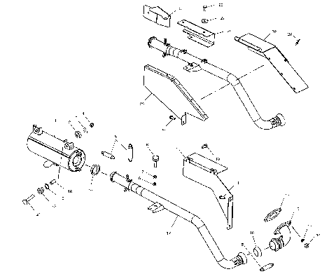 EXHAUST SYSTEM - A10RB42AA (4970937093B01)