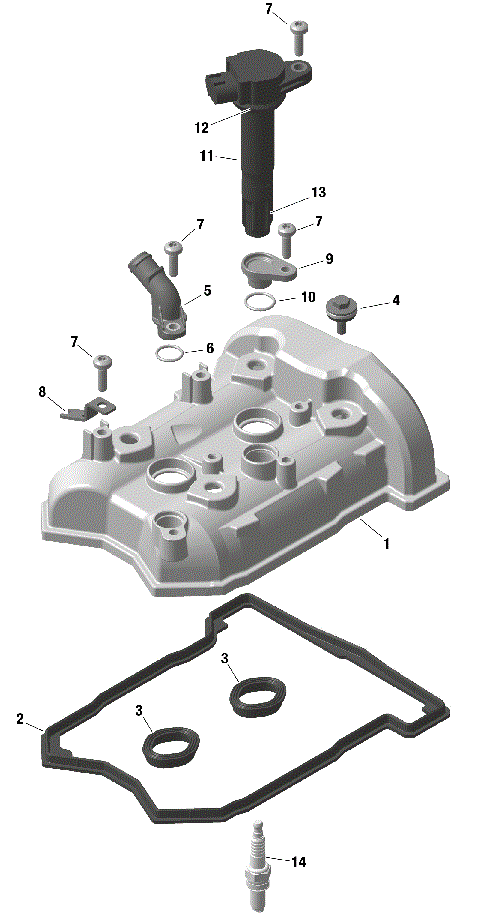 01- ROTAX - Valve Cover