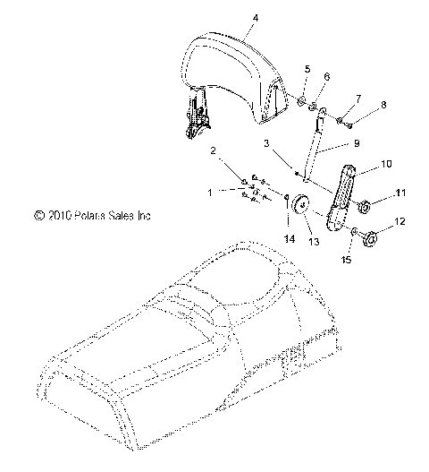 BODY, BACKREST ASM. - S12SU4BEL (49SNOWBACKREST11WIDELX)