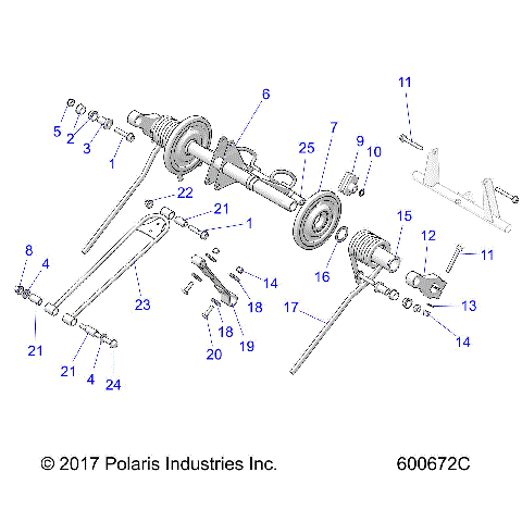 SUSPENSION, TORQUE ARM, REAR - S24FJE9FS/9FE (600672)