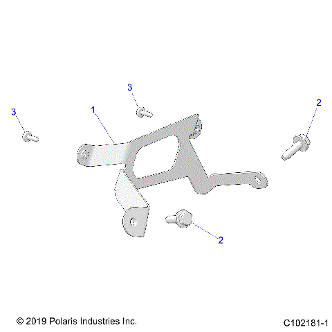 ELECTRICAL, ECU BRACKET - A22SLE95PJ (C102181-1)