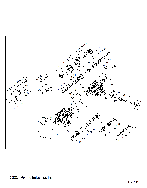 DRIVE TRAIN, MAIN GEARCASE INTERNALS - D25E3CC2B4/UC2B4 (1337414)