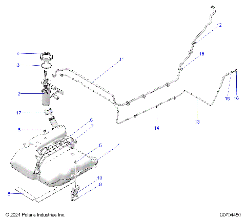 FUEL SYSTEM, FUEL TANK ASM.