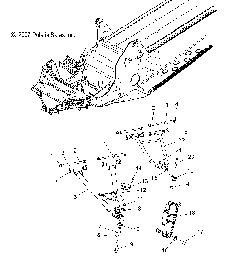 SUSPENSION, FRONT - S08PB6FS/FE (49SNOWSUSPFRT086008BALL)