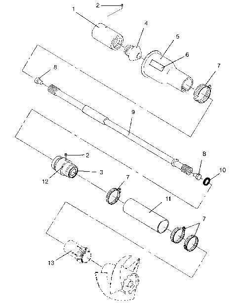 DRIVE SYSTEM SLX 780 B954287 (4933953395B002)