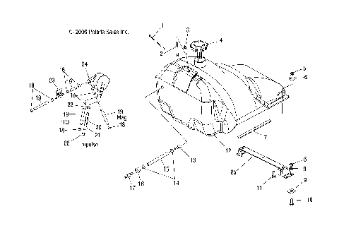 FUEL SYSTEM - S07NT5BS/BSA/BE/BEA (49SNOWFUELTRAILTRG)