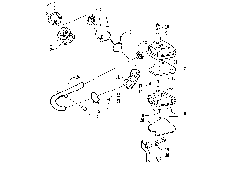 REED VALVE AND AIR CLEANER ASSEMBLY [81102]