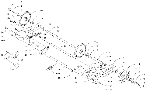 ARTICULATING SKID FRAME ASSEMBLY [106396]