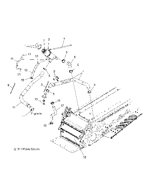 ENGINE, COOLING SYSTEM - S15CS6GSL/GEL (49SNOWCOOLING14600V)