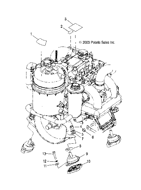 ENGINE MOUNTING - W045305CA/IA/CB/IB/IE/CC/IC/CD/ID/IF (4990579057B07)