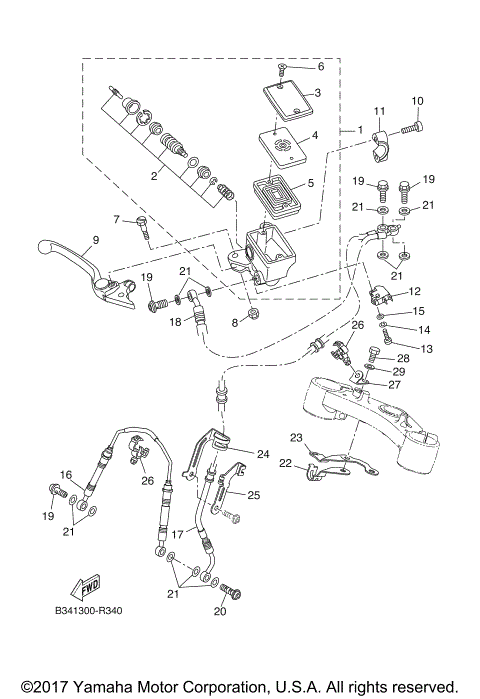 FRONT MASTER CYLINDER
