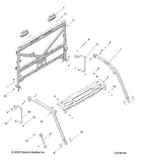CHASSIS, CAB FRAME - R25TAE99FM/TAS99CM/EM/GM (C700075-1)