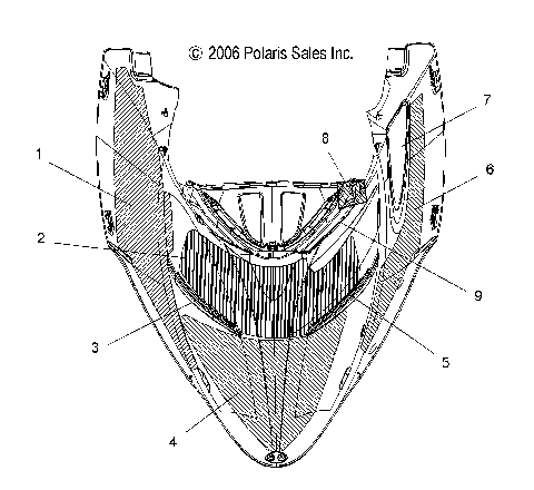 HOOD FOAM/SCREENS/FOIL - S07PK6FS/FE/PM6FS/PM6FSA (49SNOWHOODSCFL600RMK)