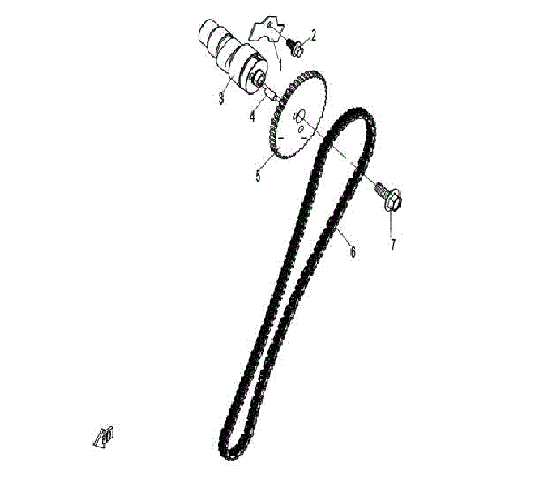CAMSHAFT OF CYLINDER 2 ASSY