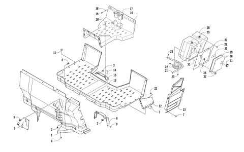 CONSOLE AND FLOOR PANEL ASSEMBLY