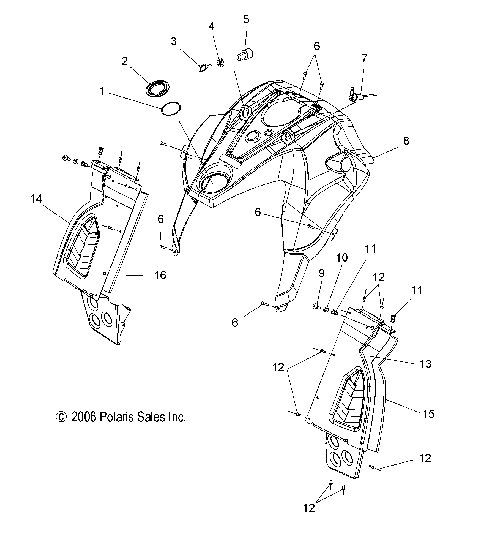 BODY, CONSOLE - S08PK6FS/FE/PM6FS/FE (49SNOWCONSOLE08600RMK)