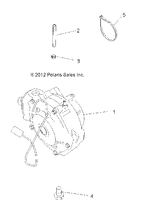 DRIVE TRAIN, FRONT GEARCASE MOUNTING - A20SEE57K1 (49ATVGEARCASEMTG13SP500F)