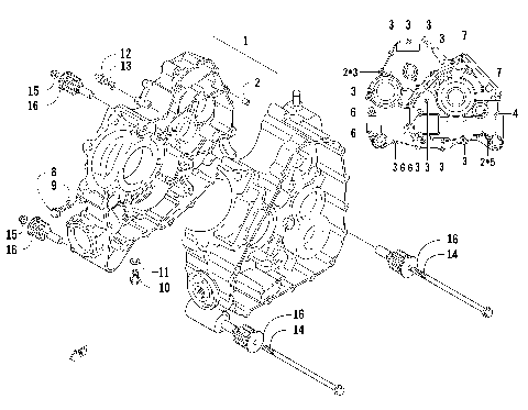 CRANKCASE ASSEMBLY [87571]