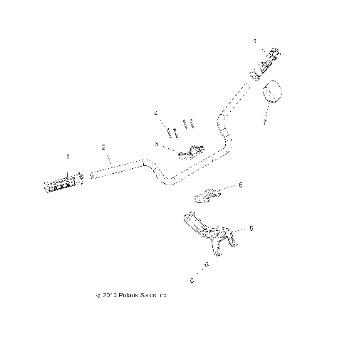 STEERING, HANDLEBAR and CONTROLS - A14TN55FA (49ATVHANDLEBAR14SP850F)