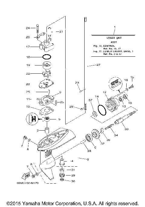LOWER CASING DRIVE 1