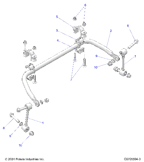 SUSPENSION, REAR STABILIZER BAR