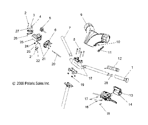 HANDLEBAR - S07PT7ES/PT7EE/PT7FS/PT7FE (49SNOWHANDLEBARCLEANTRG)