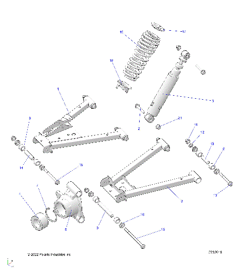SUSPENSION, REAR - R25M4U57Z5/B5/Z6/B6 (C730918)
