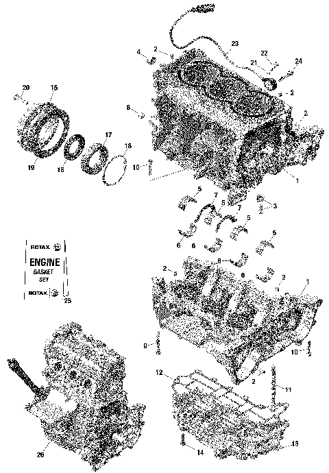 01- ROTAX - Crankcase