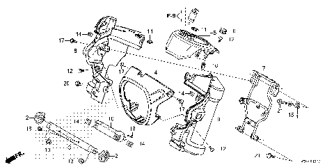 HEADLIGHT COVER@FRONT
