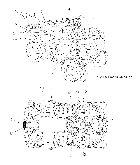 BODY, DECALS - A10LH46AX/AZ (49ATVDECAL10SP400)