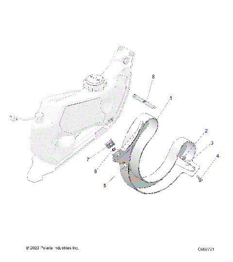BODY, BELT HOLDER - S26TFF6RSL/TFP6RSL (C602721)