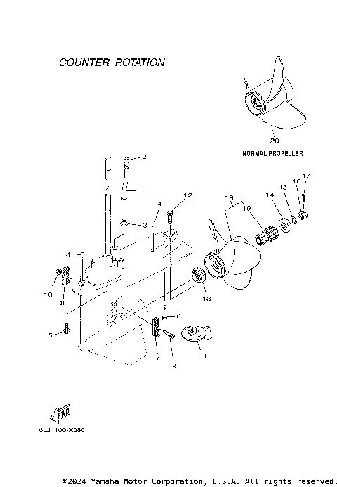 LOWER CASING & DRIVE 2