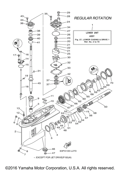 LOWER CASING DRIVE 1