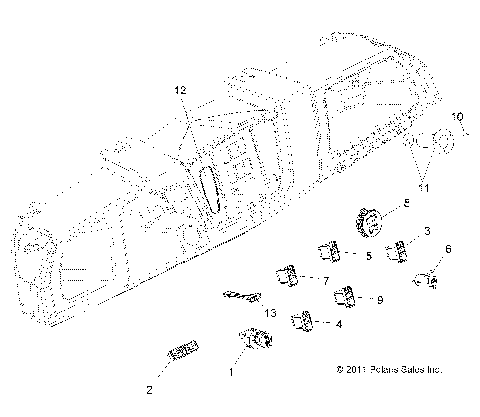 ELECTRICAL, DASH INSTRUMENTS and CONTROLS - R12RC08LG (49RGRDASH12LSV)