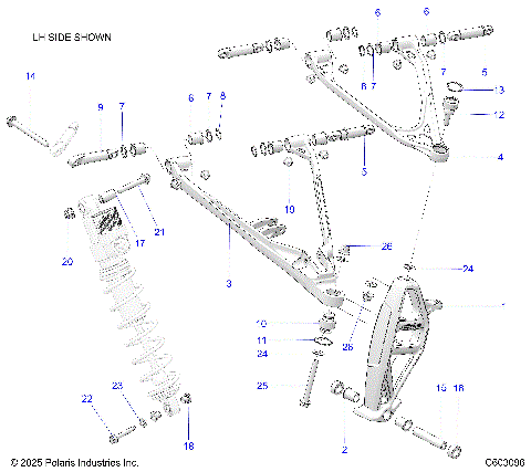 SUSPENSION, CONTROL ARMS and SPINDLE, ESCAPE - S26TLR8MS (C603096)