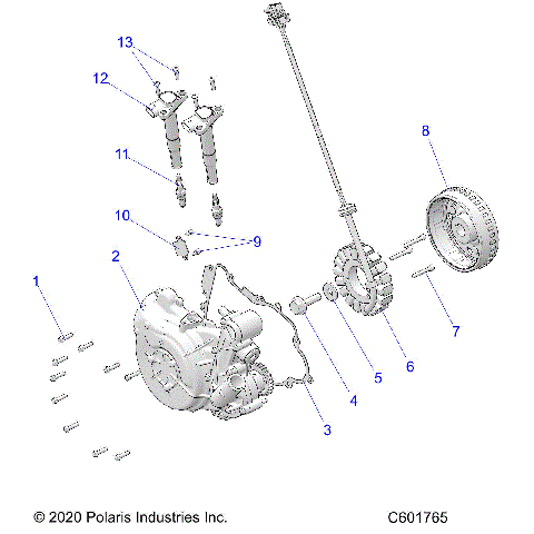 ELECTRICAL, IGNITION SYSTEM, W/STATOR COVER - S24TKP9FS (C601765)