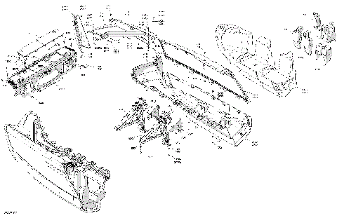 05- HULL - Front Deflector Float and Front Bumper