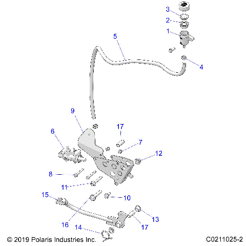 BRAKES, BRAKE PEDAL and MASTER CYLINDER - A20SGE95AK (C0211025-2)