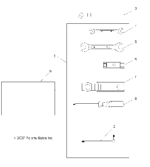 TOOLS, TOOL KIT - A12NG50FA (49ATVTOOL08SCRAM)