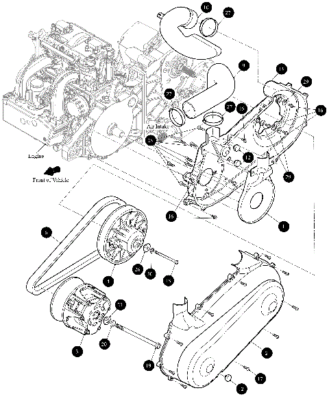 CLUTCHES / CLUTCH COVER [302401]