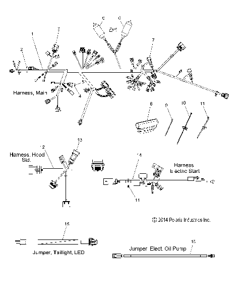 ELECTRICAL, WIRE HARNESS - S15DR6PEL (49SNOWHARNESS15PXINTL)