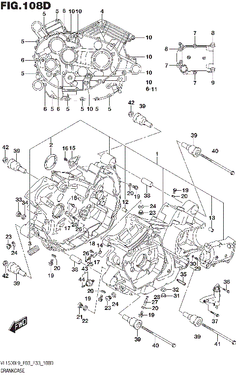 CRANKCASE (VL1500TL9 E33)