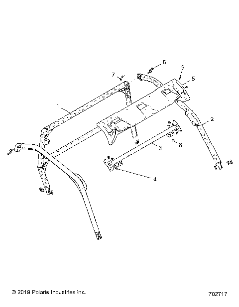 CHASSIS, CAB FRAME - G20GAP99AM/BM (702717)