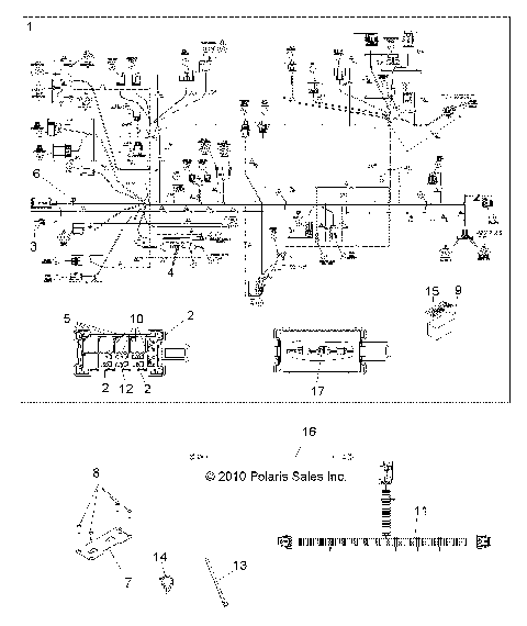 ELECTRICAL, HARNESSES - R11WH76AG/AR/WY76AE/AH/AJ (49RGRHARNESS11800CREW)