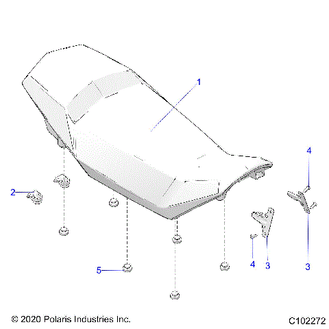 BODY, SEAT - A24SGS95CT/S95FT/ET (C102272)