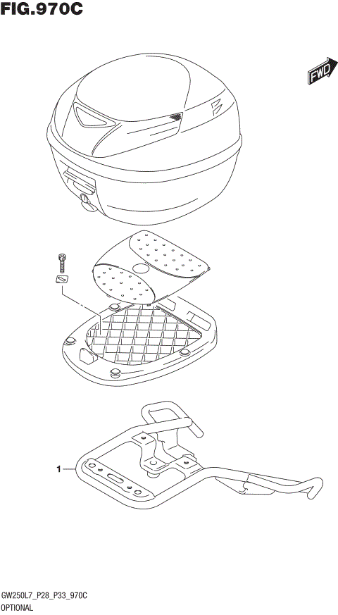 OPTIONAL (REAR CARRIER) (GW250ZL7 P28)