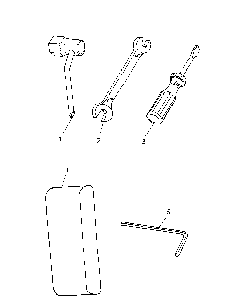 TOOL KIT ASSEMBLY  SLT 750 B954170 (4930563056B013)